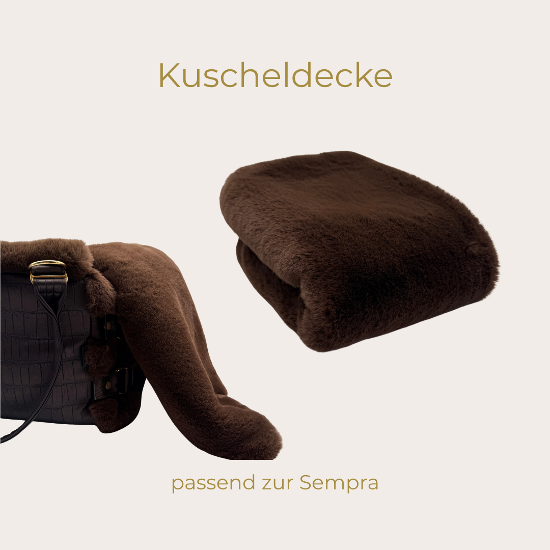 Sempra Kroko Dunkelbraun