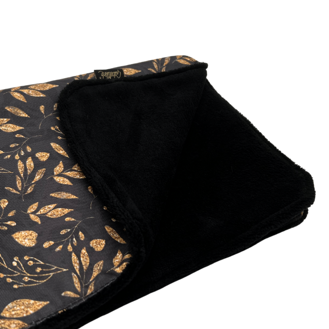 Bella No.1 XS Floral Schwarz Gold x Schwarz