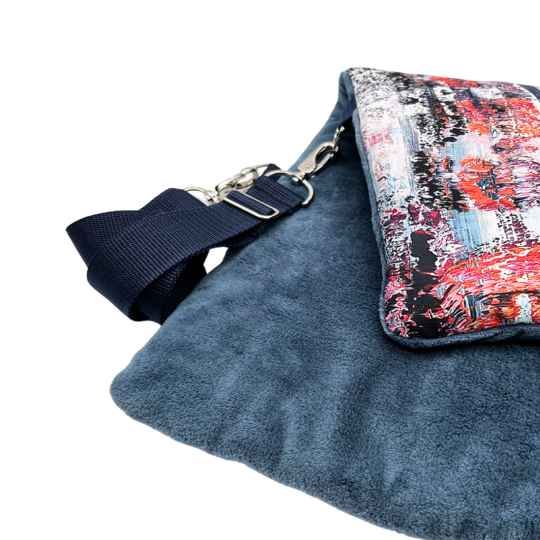 Bella No.3 XS Acryl Bunt x Blau