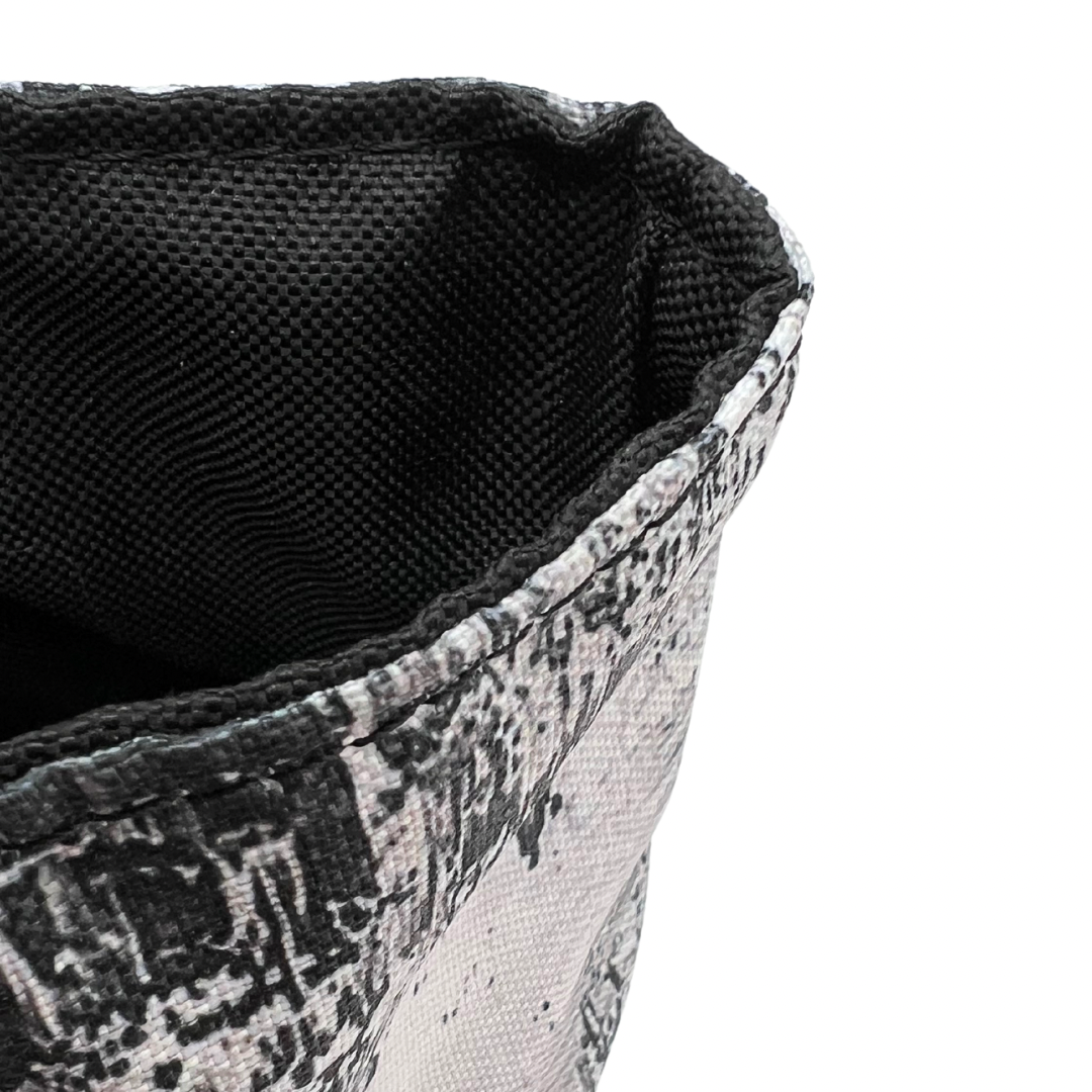 Leckerlibeutel Bonus Acryl Schwarz Weiß x Schwarz