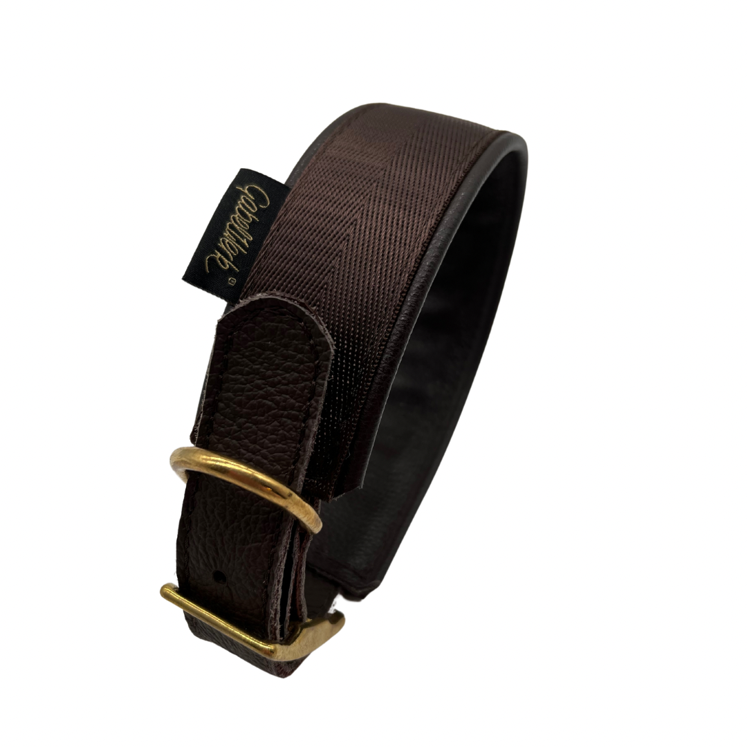 Canis Heringbone braun HU 38-44 cm, Breite 4,5 cm