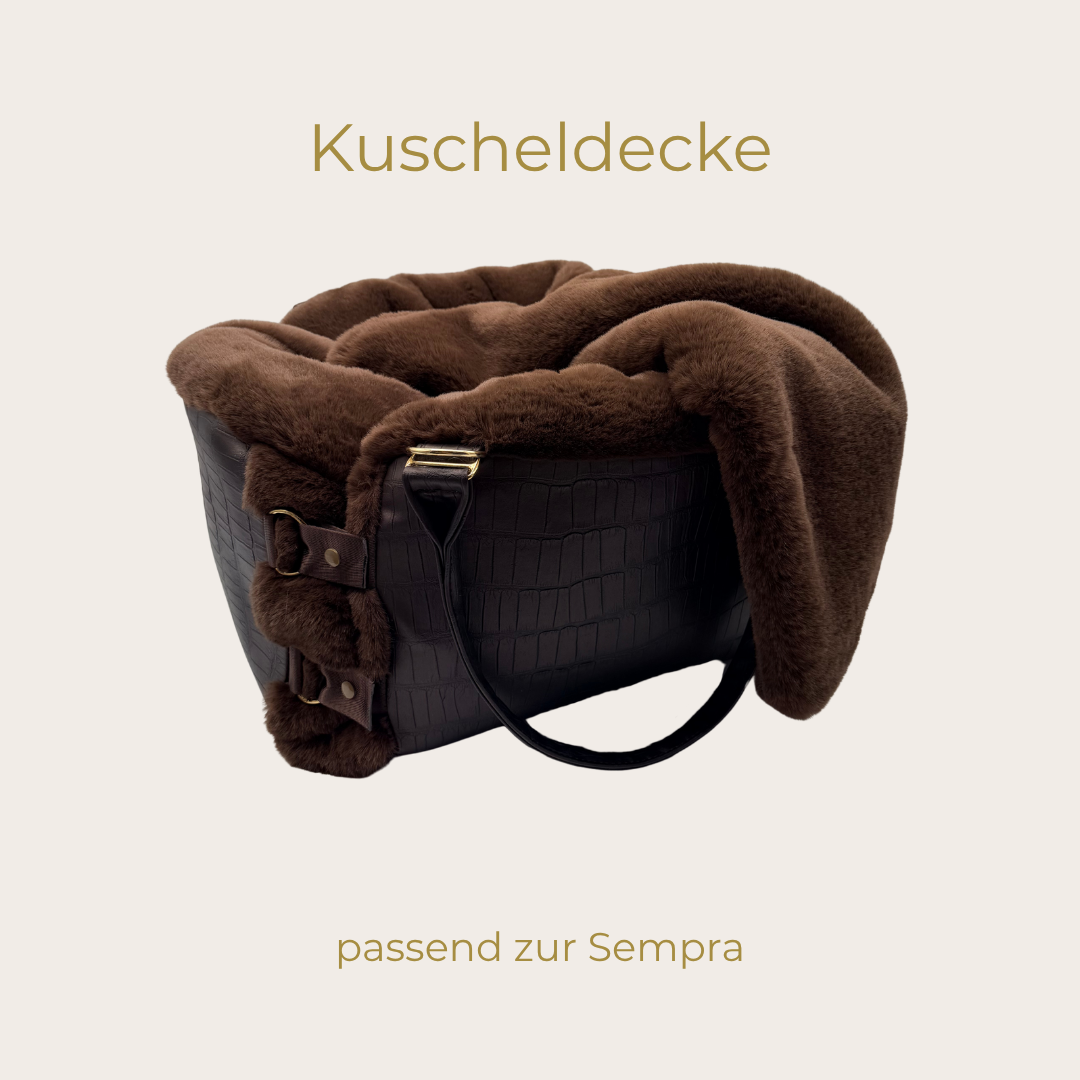 Sempra Kroko Dunkelbraun