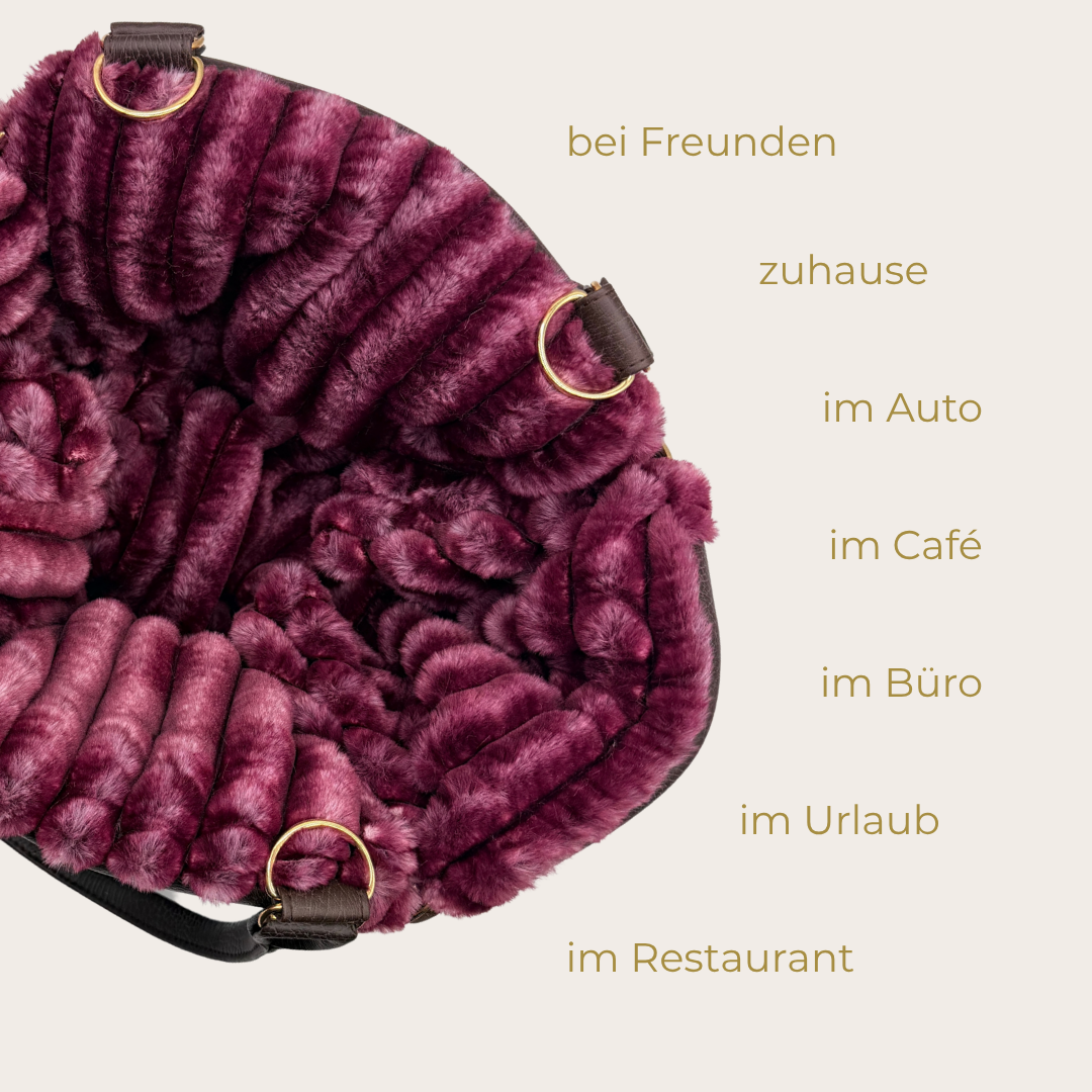 Sempra Rind Dunkelbraun + Burgund